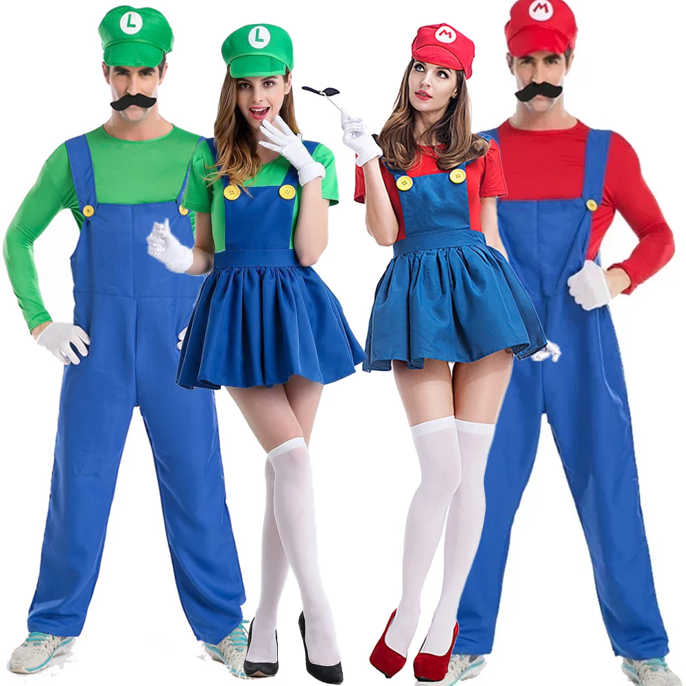 Party Games Mario - Coppie Super Brother pantaloni con cinturino