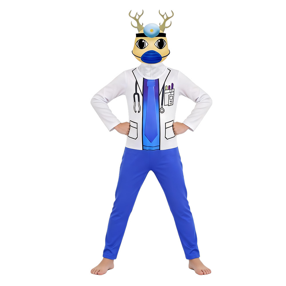 Party Games Animals - Costume da Dottore Cervo per Animali,