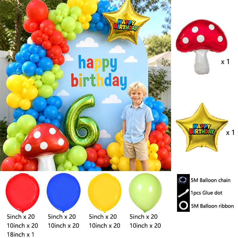 1 set di palloncini a forma di - Party Games Mario recensione e prezzo