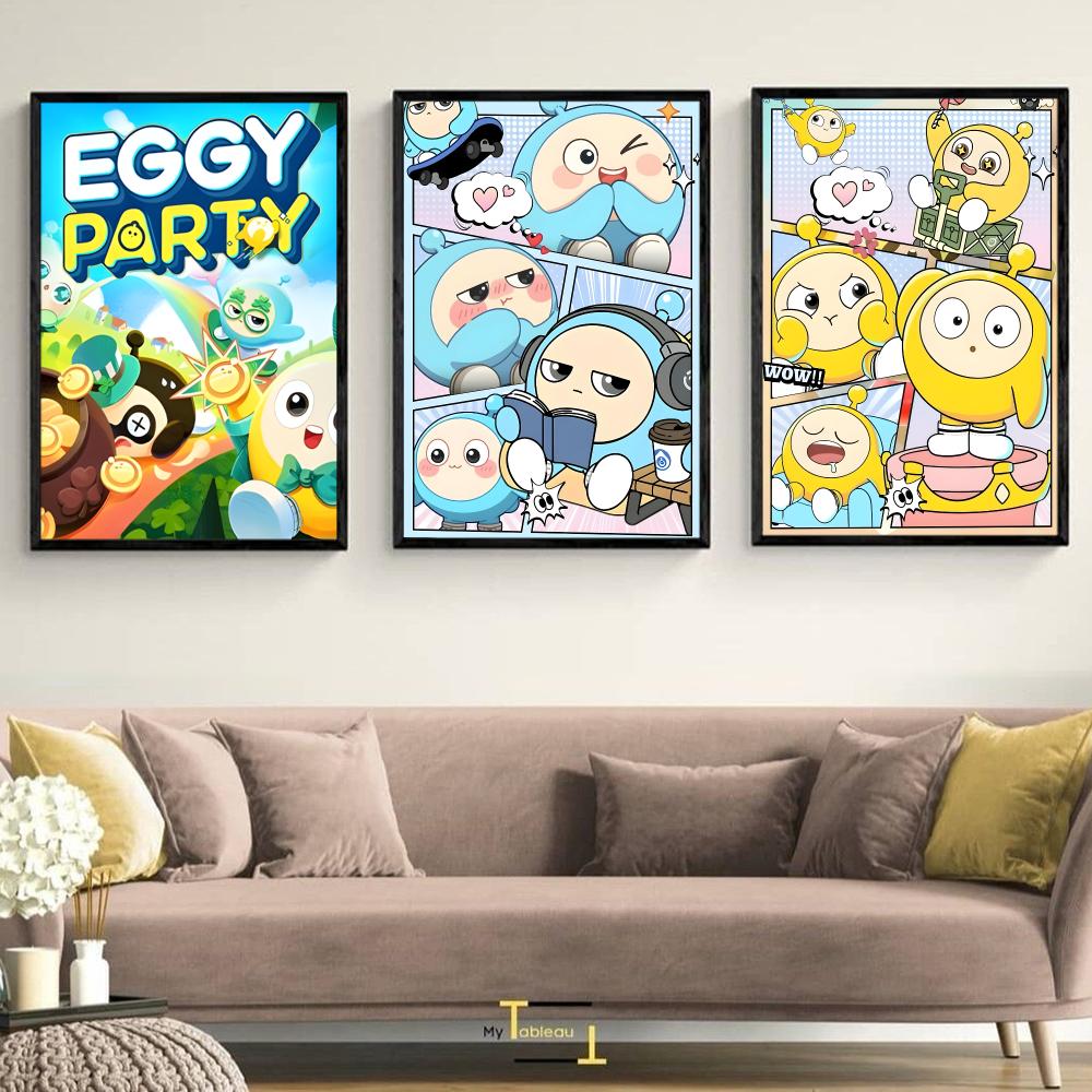 Poster su Tela Impermeabile pe - Party Games Eggy recensione e prezzo